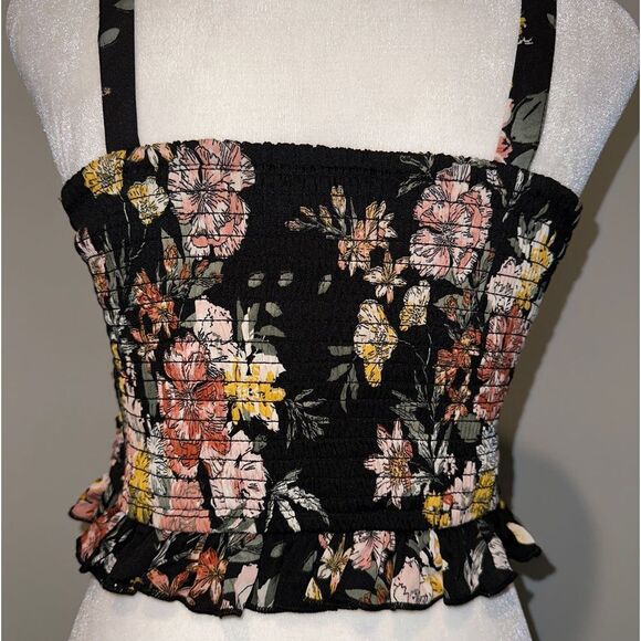 B-O-G COLLECTION Floral CamiCropTop NWT Size M - Picture 4 of 9